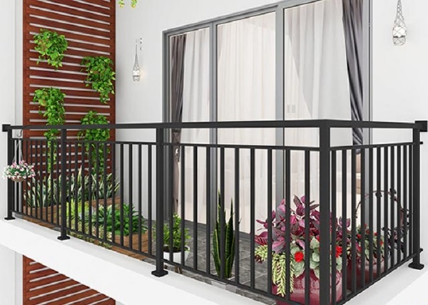 lan can sắt