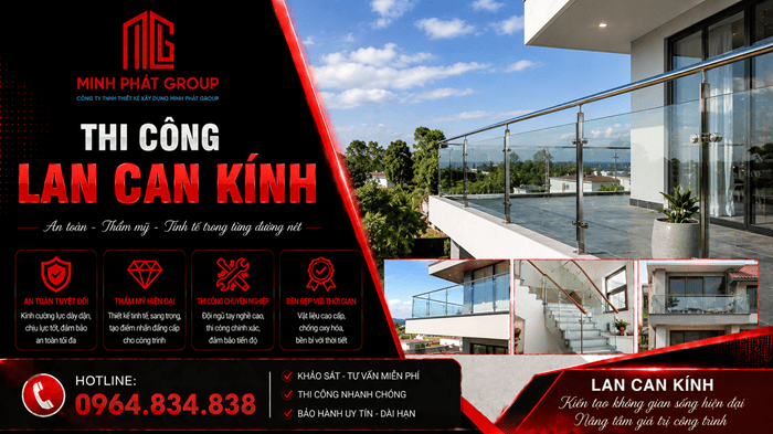 lan can kính