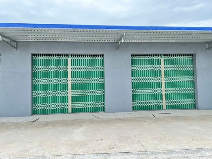 cửa kéo sắt có lá