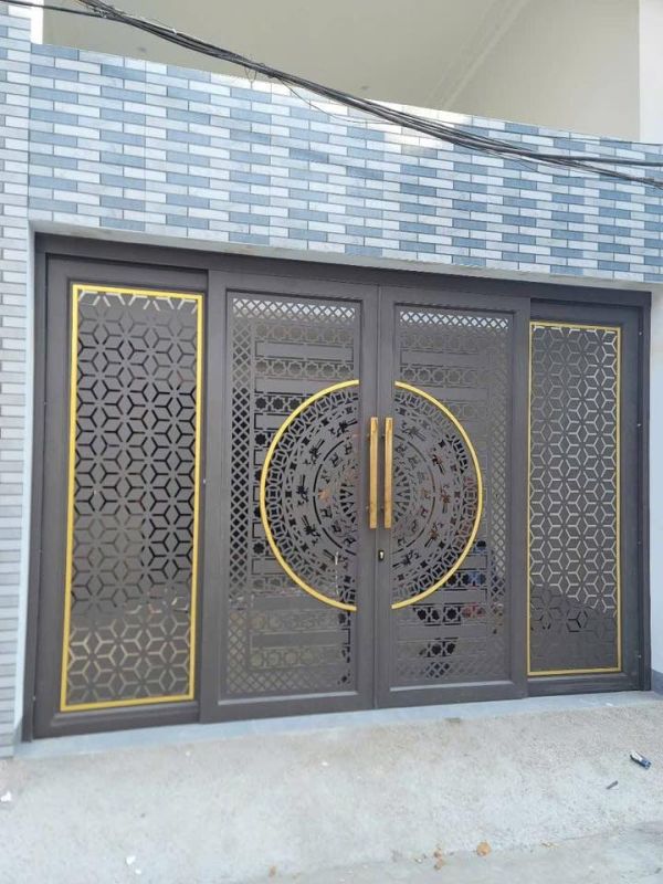 cửa sắt lùa 2 cánh