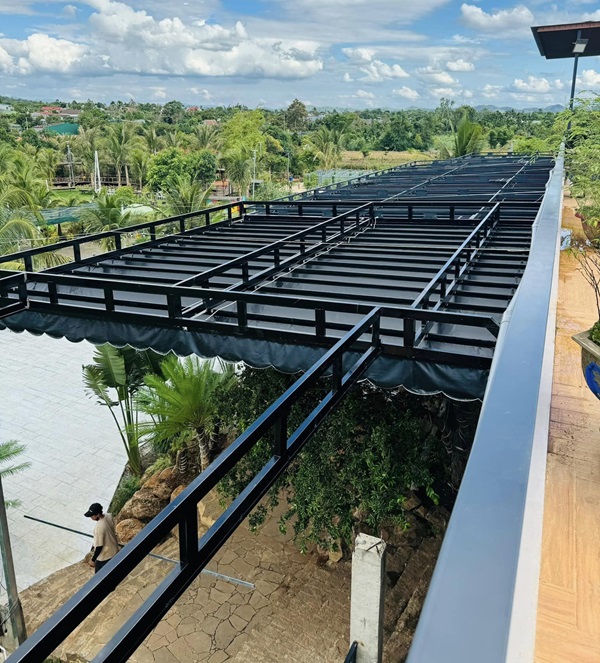 mái xếp di động