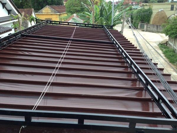 làm mái xếp di động tại củ chi