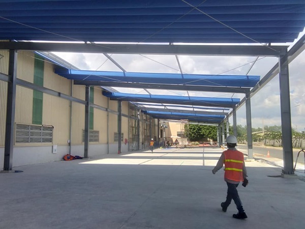 mái xếp di động