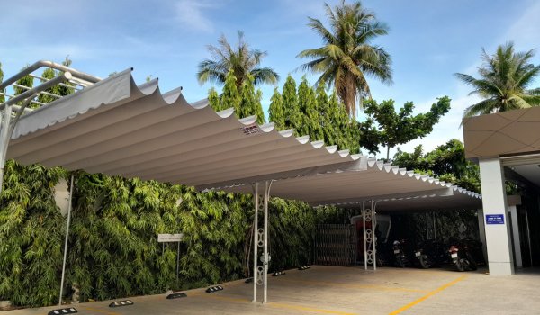 mái xếp di động