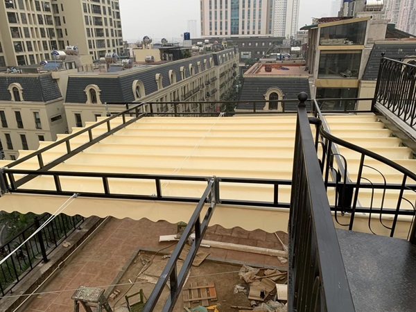 mái xếp di động