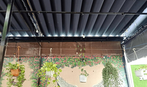 mái xếp di động