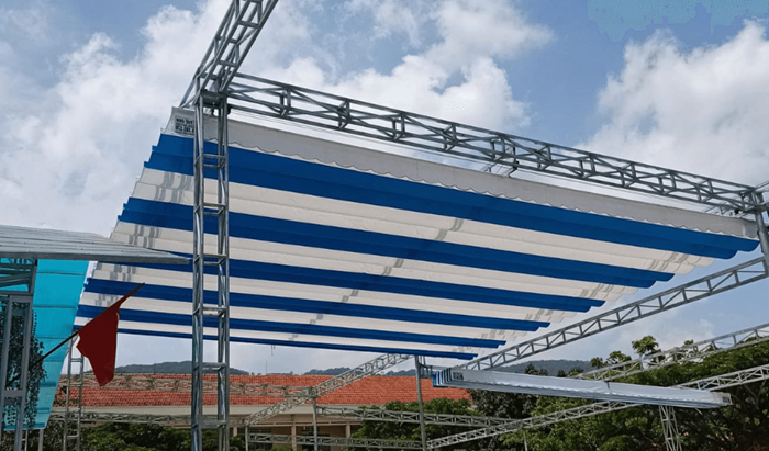 mái xếp di động