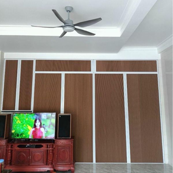 vách ngăn rèm tổ ong nhà phố
